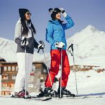 girls with ski