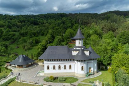 Landscape with Pangarati Monastery - Romania