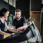 Treadmill Active Fitness Sport Workout Training Concept